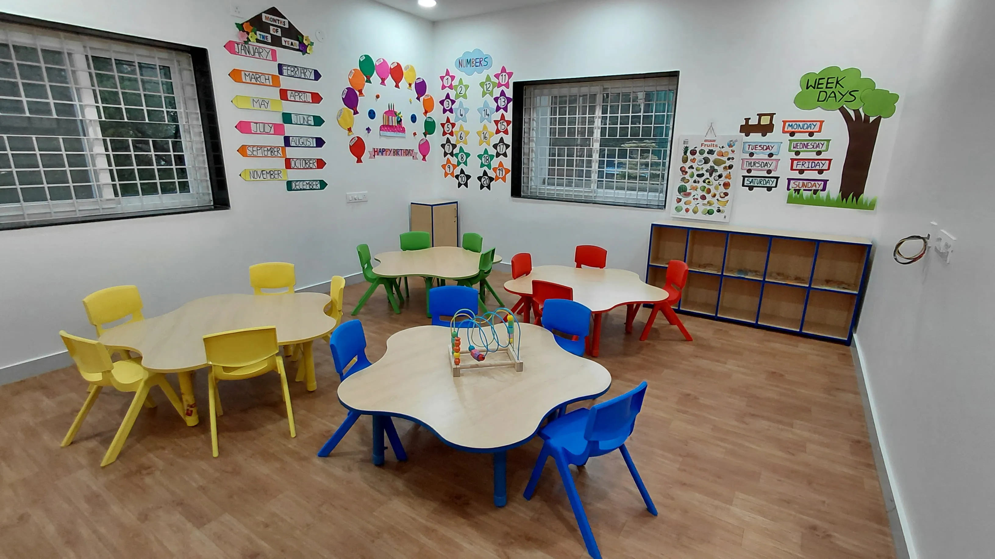 Children engaged in art and craft activities