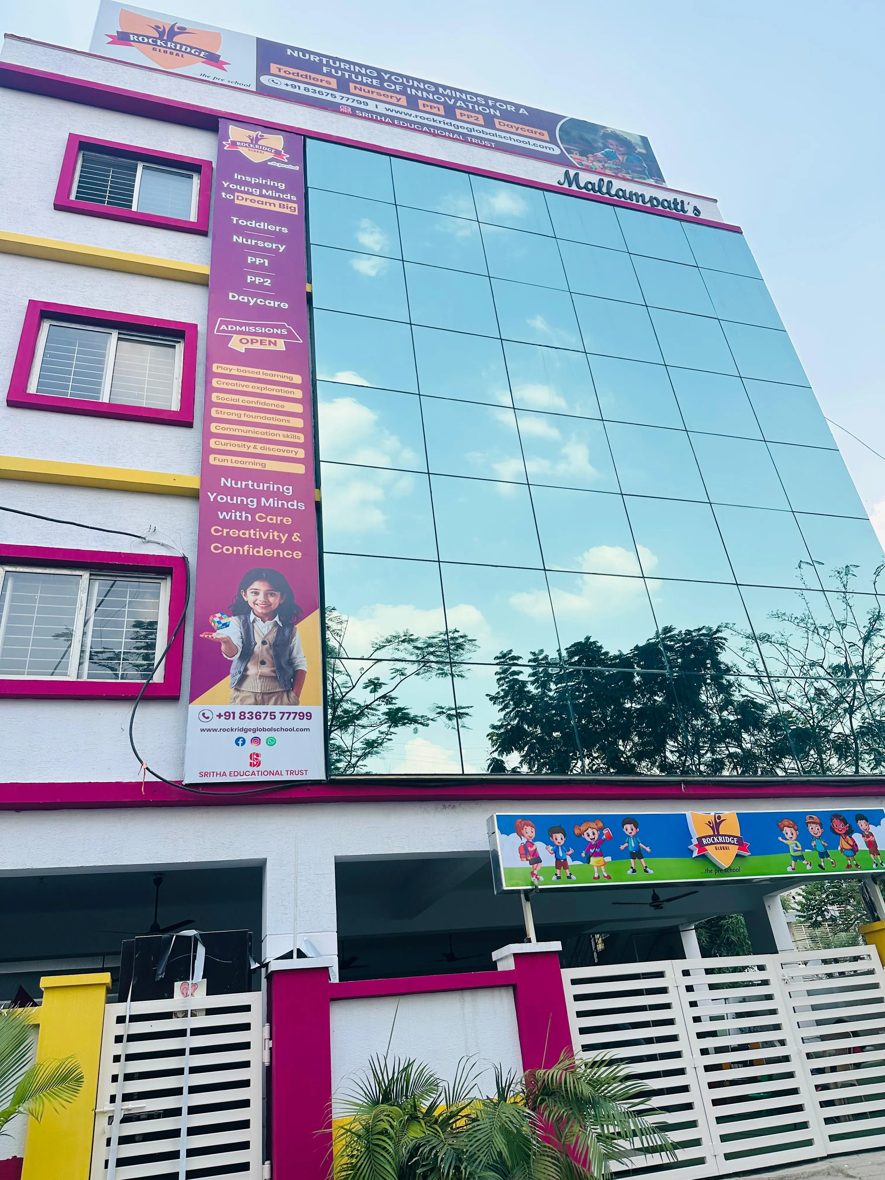 Happy children at Rockridge Global Preschool